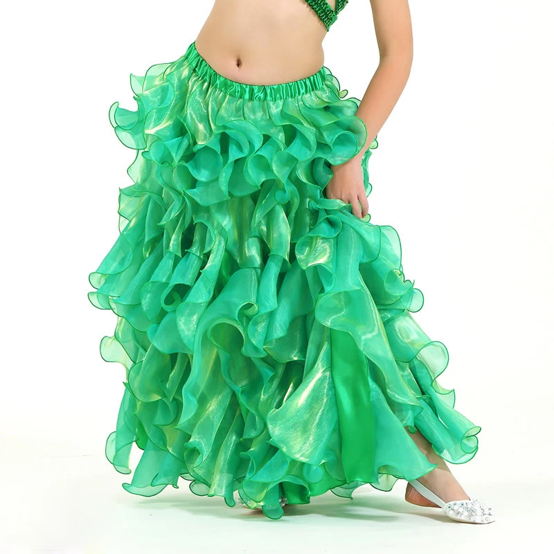 Женская шифоновая юбка макси для танца живота|belly dance skirt kids|belly skirtbelly dancing clothes |