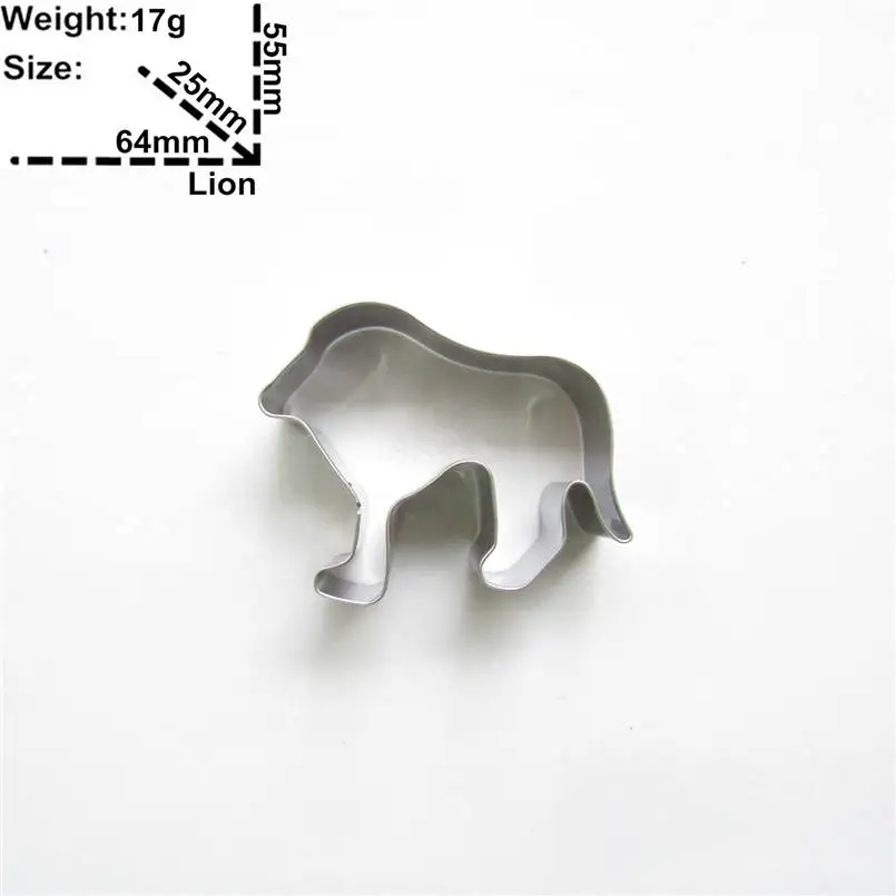 Прямая продажа мужские инструменты для украшения торта в форме льва резаки