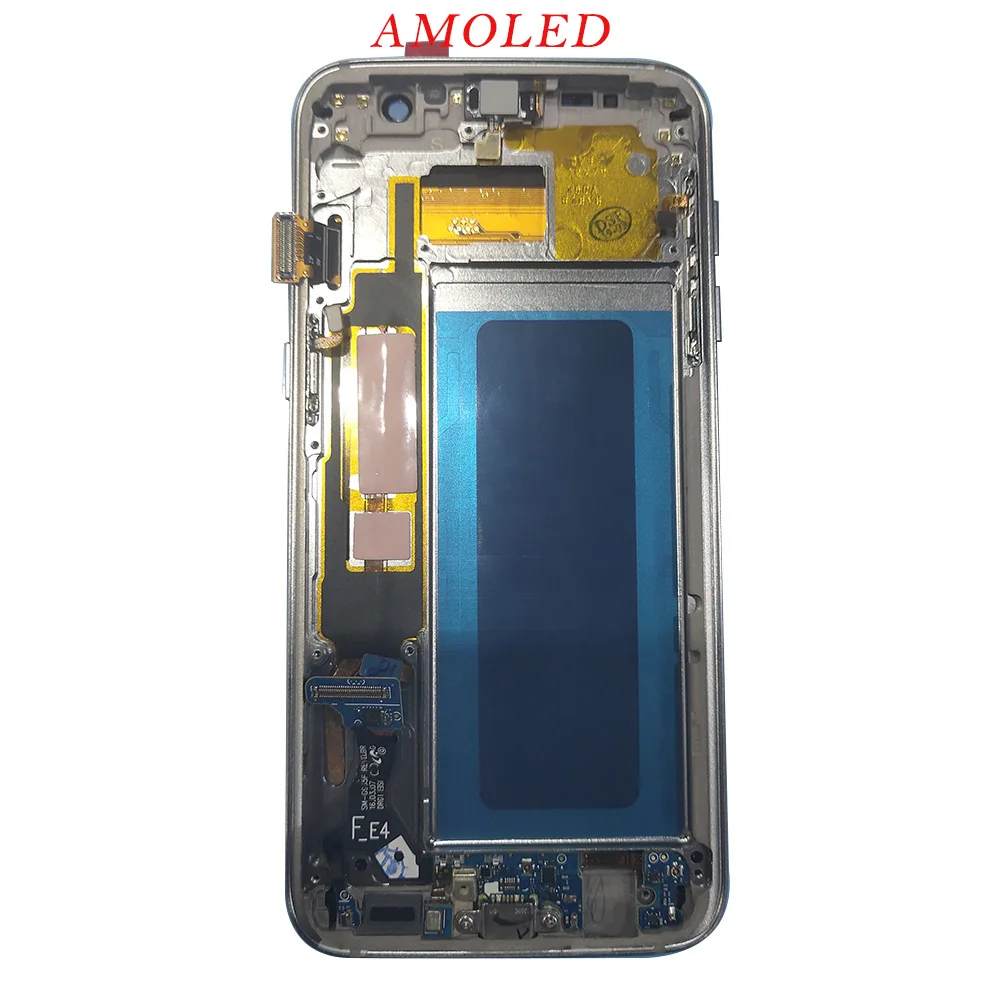 Тестовый ЖК дисплей для samsung Galaxy S7 edge G935 кодирующий преобразователь сенсорного