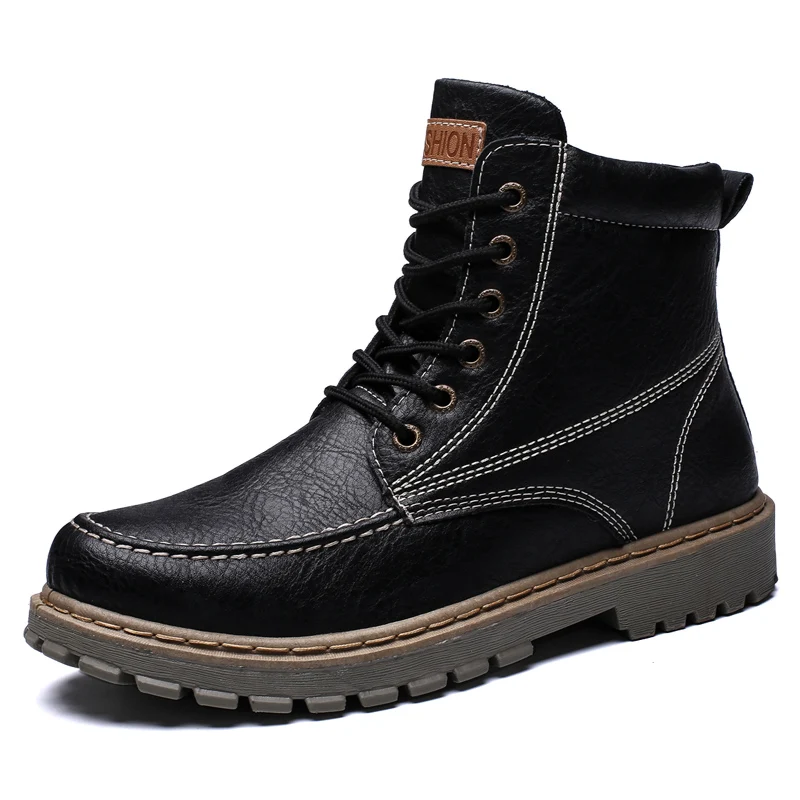 Doc Marten/зимние мужские ботинки из натуральной кожи в винтажном стиле повседневная