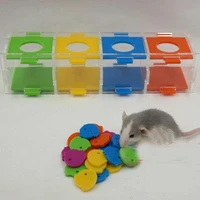 chipmunk puzzle training intelligence development toy color separation coin box pet toy