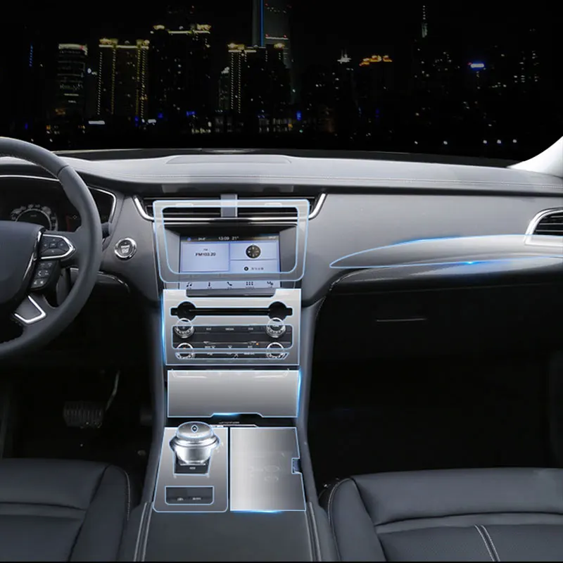 Автомобильная Наклейка для Ford aurus прозрачная промотированная пленка из ТПУ