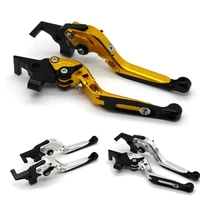 with logo motorcycle frame ornamental foldable brake handle extendable clutch lever for honda rc51 rvt1000 sp 1sp 2 sp1 sp2