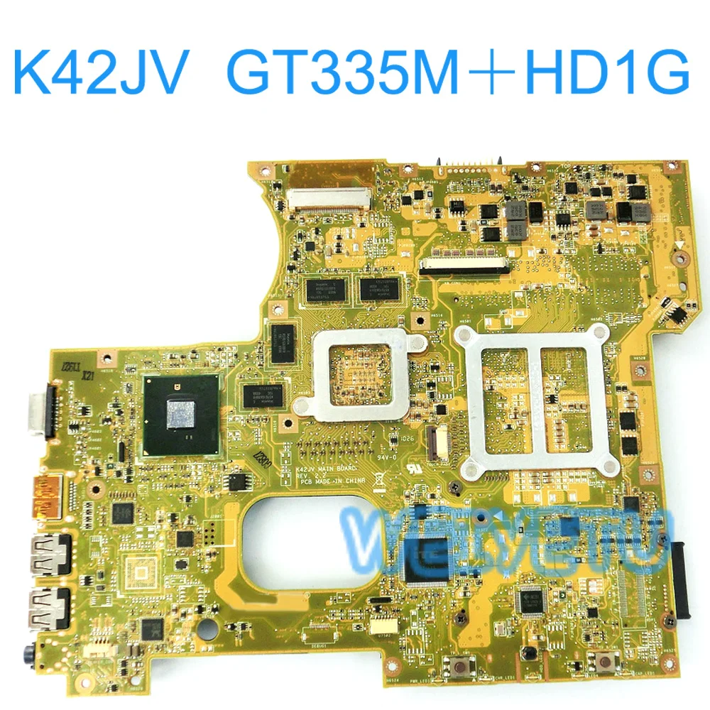 K42JV GT 335 м 1 ГБ REV2.2 для ASUS K42 A42J X42J K42J A40J Материнская плата ноутбука 60-NZNMB1100Tested