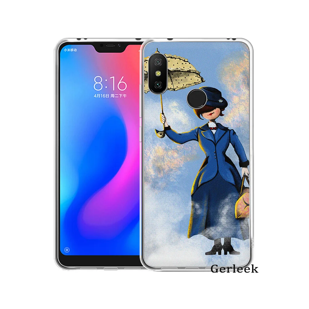 Мягкий чехол из ТПУ для мобильного телефона Mary Poppins Xiaomi xiaomi redmi note 4 4A 5A 5 Plus 6 67 GO S2 6A