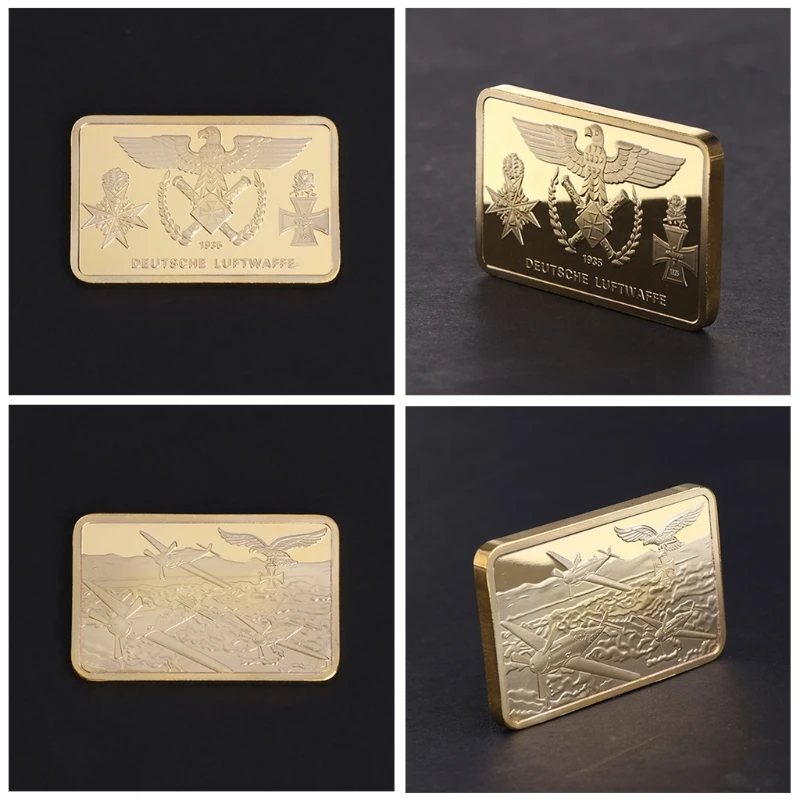 Commemorative Coin Tacticle AK 47 Golden Square Collection Arts Gifts Souvenir | Дом и сад
