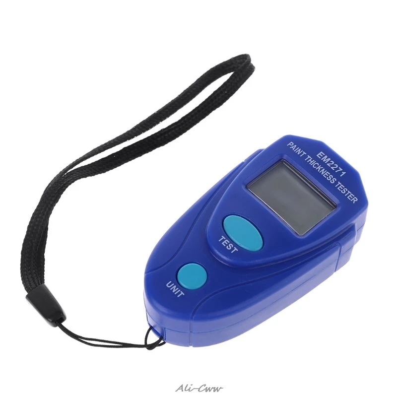 

EM2271/EM2271A Mini LCD Digital Automobile Thickness Gauge Car Paint Tester Display Thickness Coating Meter Testing Instrument