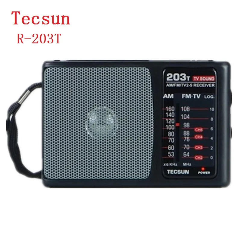 Мини TECSUN R 203T FM/mw/ТВ звук Радио карман Размеры высокая чувствительность FM приемник