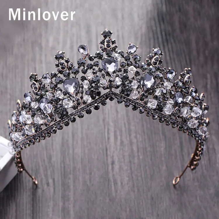 Тиары и короны в стиле барокко Minlover для невесты свадебные аксессуары волос ретро
