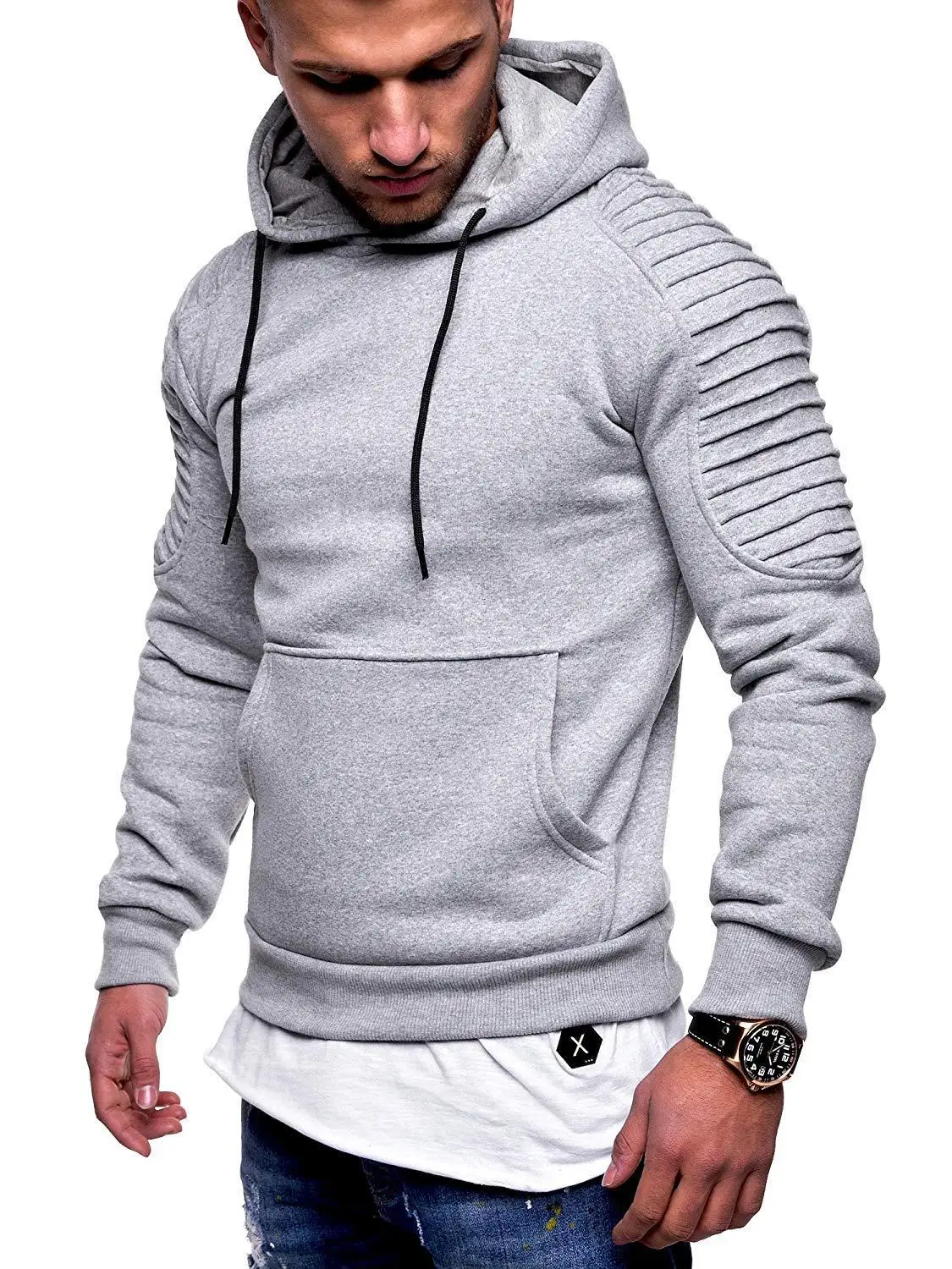 Pullovers Hoodies Men Autumn Hooded Raglan Sleeve Mans Sweatshirts Hip Hops Males Casual Hombre Jacket Winter | Мужская одежда