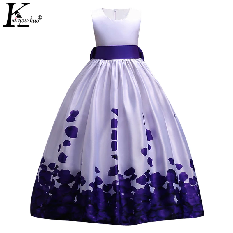 

Flower Girls Wedding Dress Summer Children Evening Long Party Dresses Kids Dresses For Girls Vestidos 5 6 7 8 9 10 12 13 14 Year