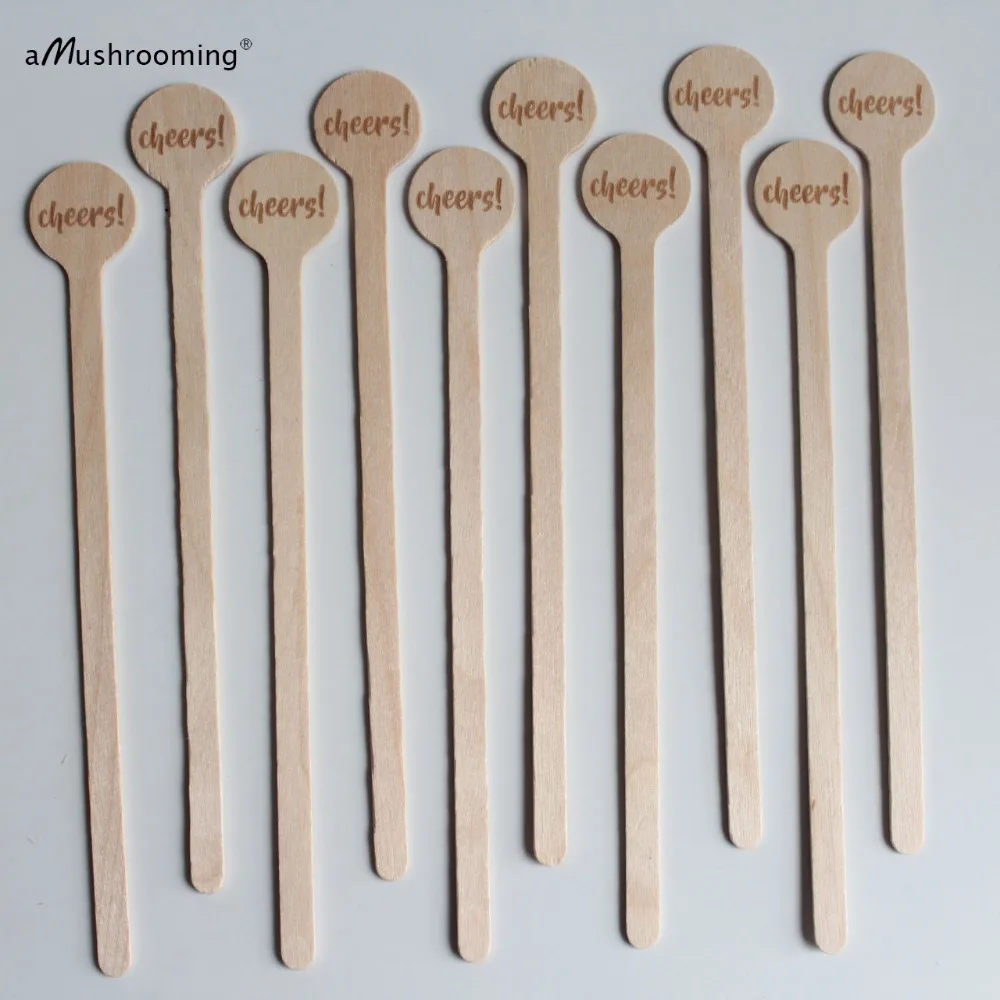 Ура Коктейльные Вечерние мешалки Напиток Заказные деревянные для Кофе бары