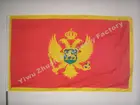 Montenegro Flag 150X90cm (3x5FT) 115 г 100D полиэстер двойной сшитый Высокое качество Бесплатная доставка
