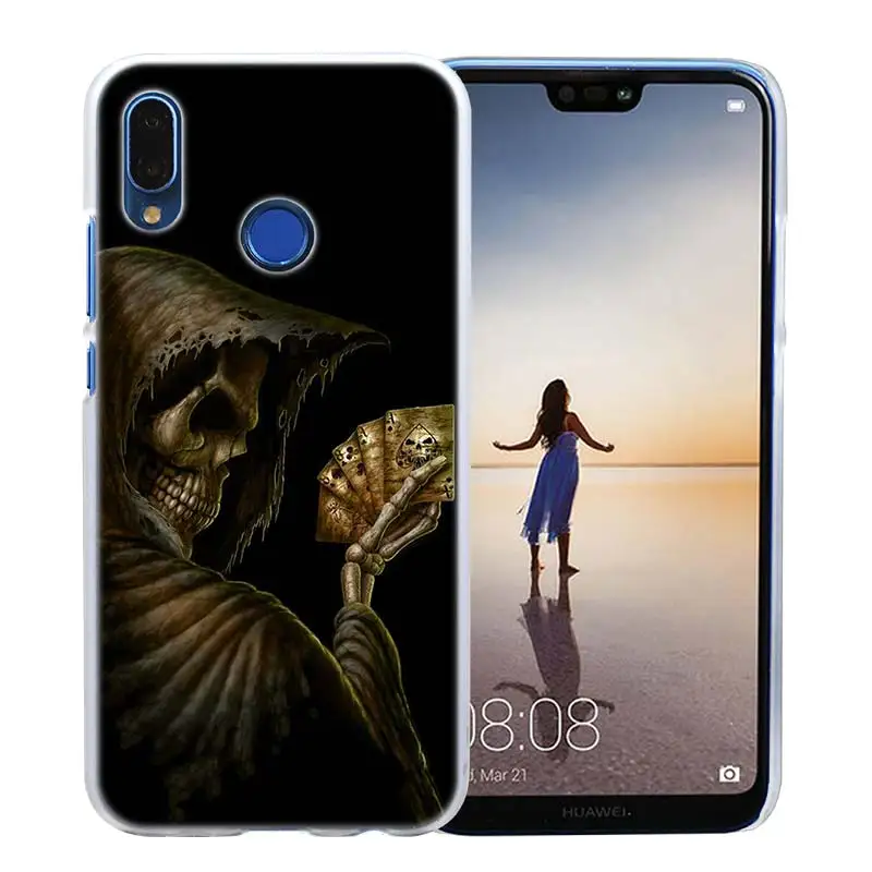 11 Мрачный смерть с косой чехол для huawei P20 P Smart Nova 4 3i P30 P10 P9 P8 lite мини-видеокамера-регистратор с креплением к жесткий чехол для телефона из поликарбоната с прозрачной крышкой в виде ракушки - Цвет: 11