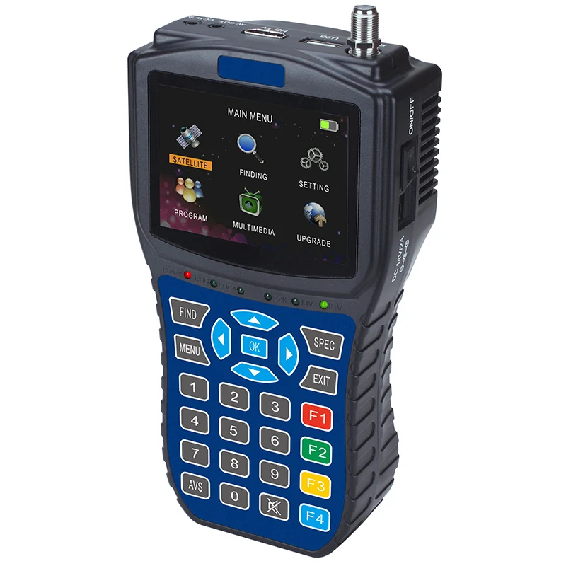 SF 3600GC спутниковый Finder Meter Поддержка DVB S/S2 CCTV камера тест AHD Satfinder 3 5 'TFT ЖК экран Sat