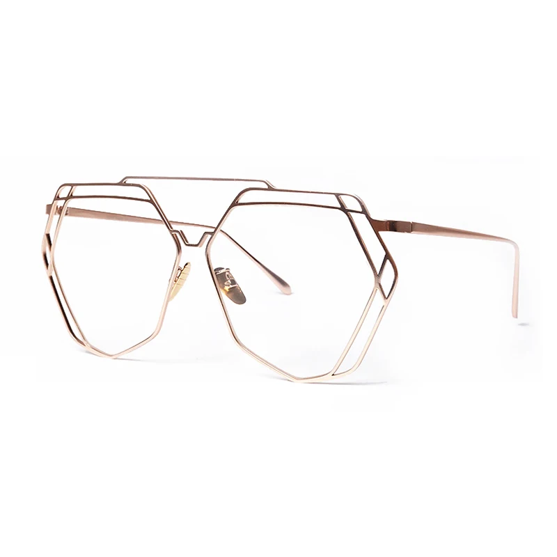 Солнцезащитные очки в металлической оправе королевской девушки женские