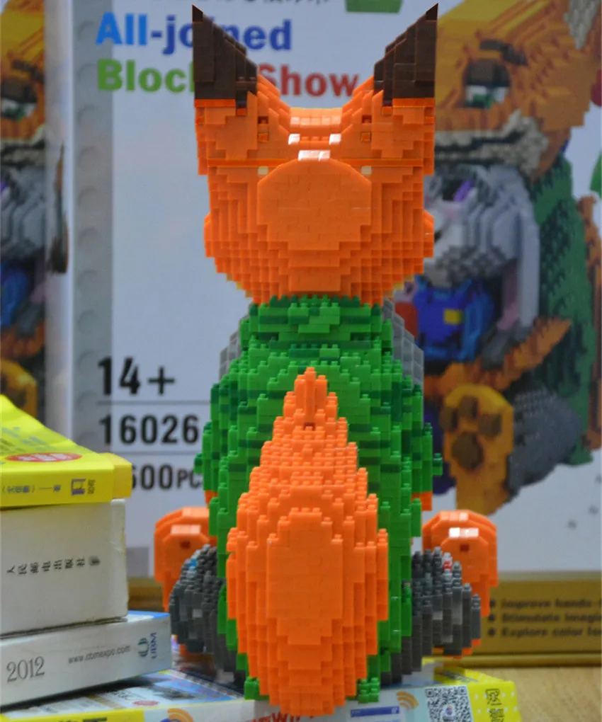 Мини конструктор Balody из мультфильмов игрушка милый кролик Джуди Ник лиса Детский