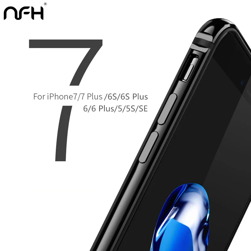 Грязестойкий черный мягкий чехол из ТПУ для Apple iPhone 6 PLus SE 7 Plus Тонкий силиконовый
