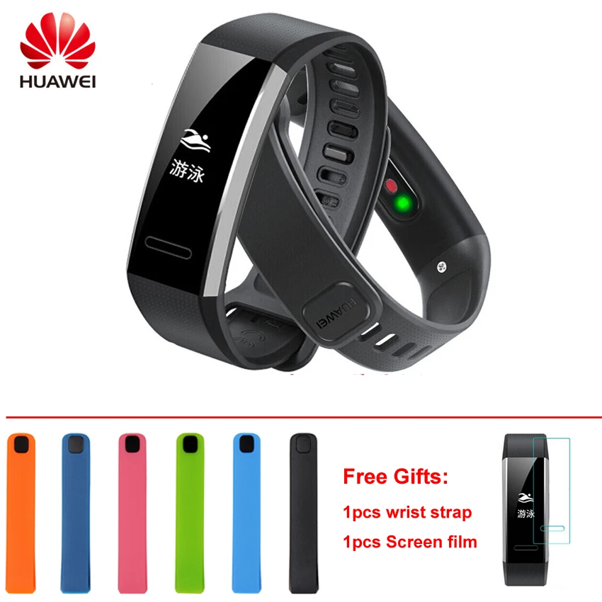 Huawei Band 2 Pro B29 19 умный Браслет фитнес gps трекер умный Браслет OLED плавательный монитор сердечного ритма Водонепроницаемый Bluetooth