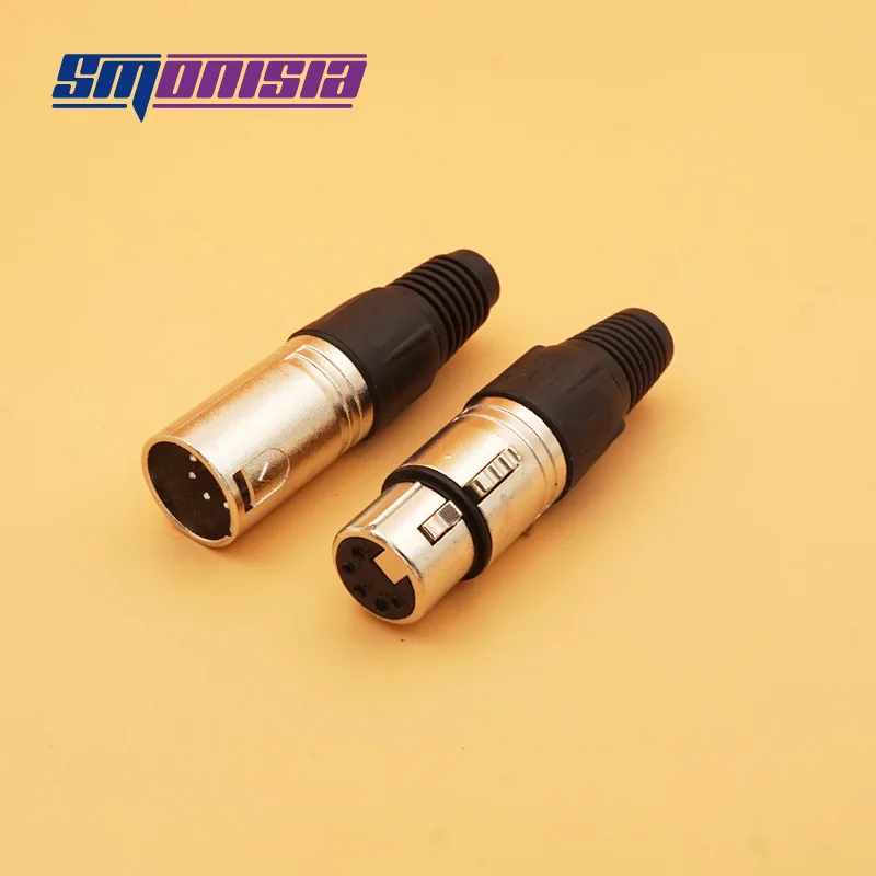 Smonвам 10 шт./лот 3/4/5 Pin XLR аудио Кабельный соединитель микрофонная панель крепление