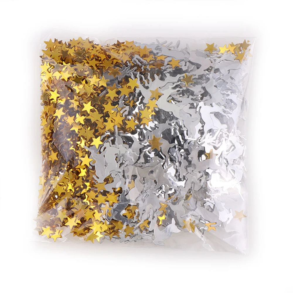 15 г разных цветов рождественский олень золотые пятиконечные блестки из фольги