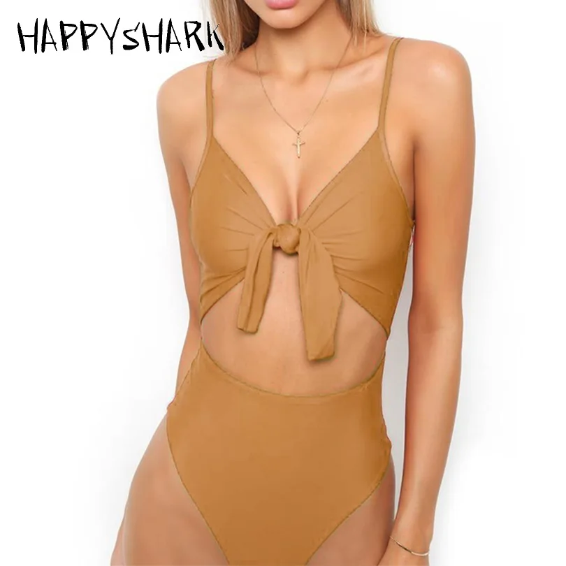 HAPPYSHARK для женщин Высокая талия купальники малышек Новинка 2018 года бабочка