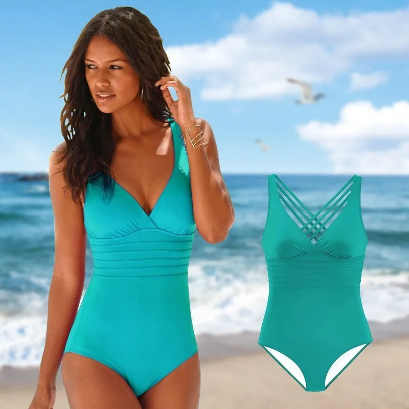 Новый Цельный купальник женский maillot de bain femme deux кусок плащ 2019 bikin | Спорт и