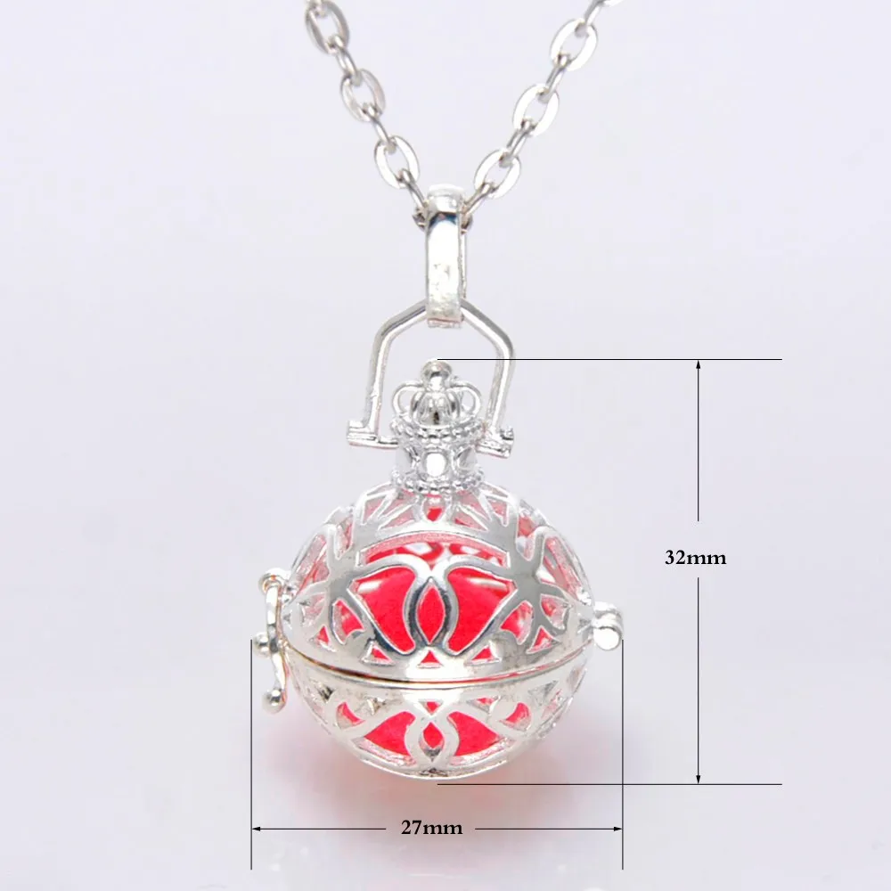 1 шт. Снежинка ароматерапия модный медальон эфирное масло ожерелье с кулоном