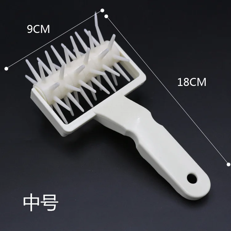 1Pcs New Plastic Pizza Cutters Wheels Tools Pastry Dough Roller Baking Pie Docker Kitchen Accessories