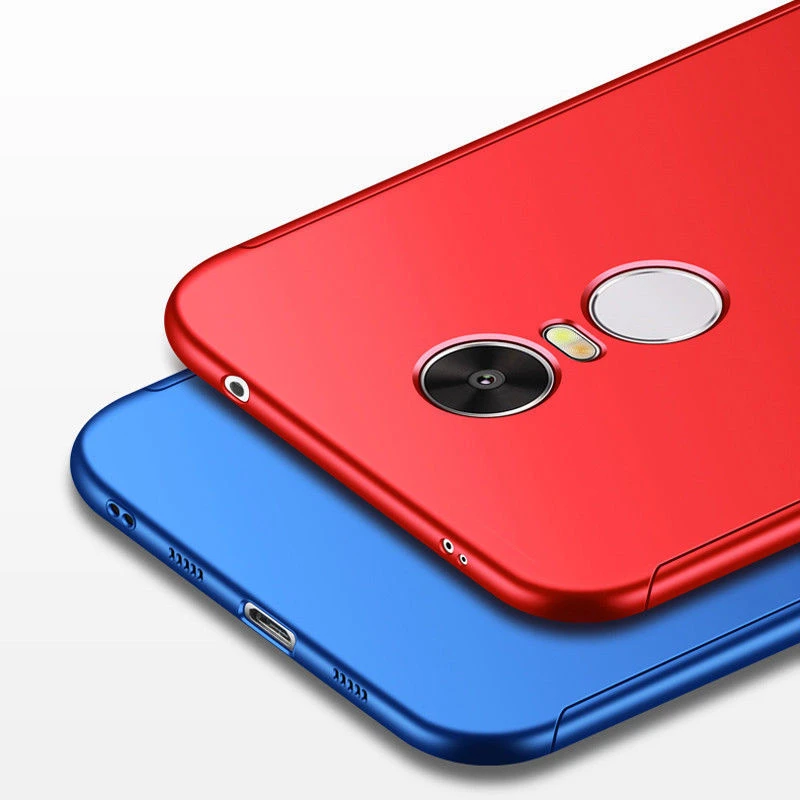 Гибридный чехол и закаленное стекло для Xiaomi Redmi 4X5 Plus 6 Note 5Pro 360 Полное покрытие 4 4A 5A