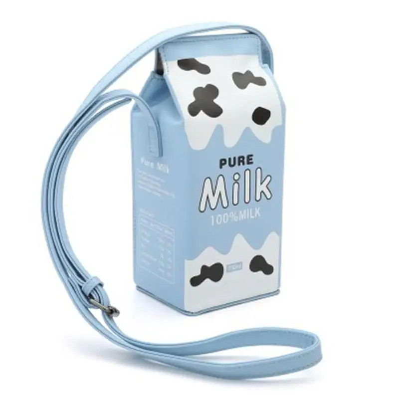 Женский кошелек для девушек Kawaii Milk Crate бумажник с изображением персонажей из мультфильма портативная Сумочка Прямая поставка
