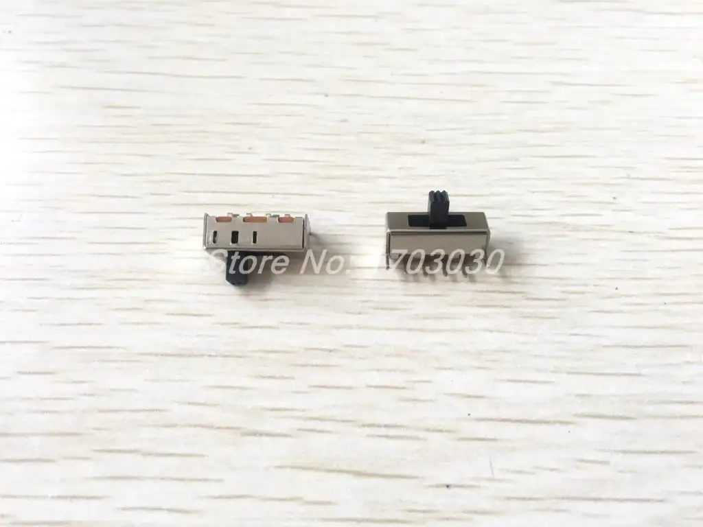 10 шт. x Панель PCB 4-контактный 3-позиционный переключатель 1P3T SP3T скользящий Боковая