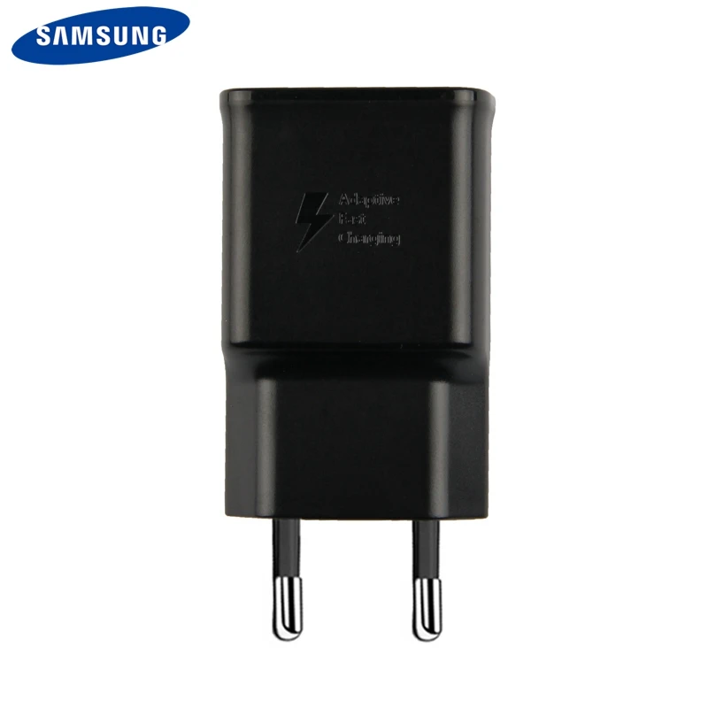 Only EU Adapter Оригинальное настенное зарядное устройство для быстрой зарядки samsung Galaxy S10 S10 X G9730 S10+ S10 Plus G9750 S10E S10 E G9700 кабель type-C - Тип штекера: Only EU Adapter