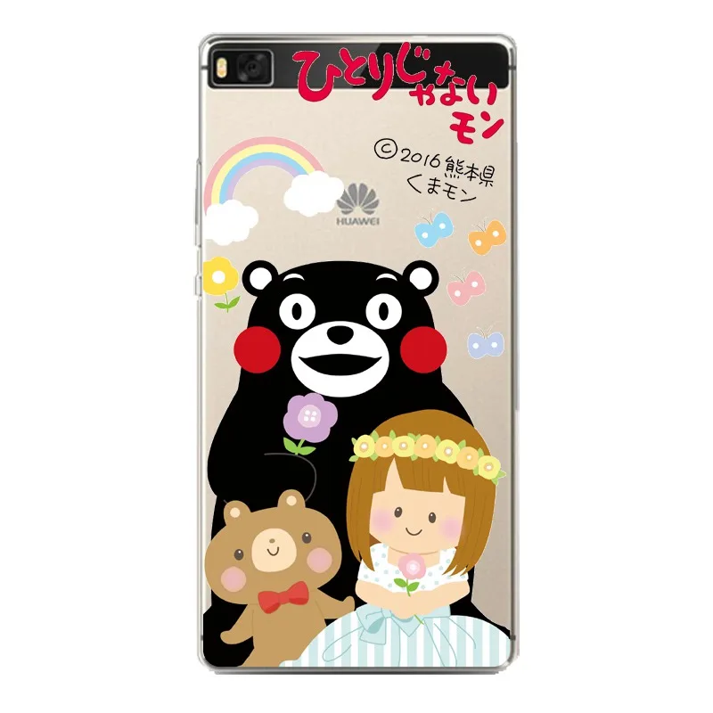 Flora Soft Clear TPU Phone Case For huawei P10plus P8 P9lite honor 3c 4c 6a 7 8 9 5c Coque Printed Bear Cute Cover Free Shipping | Мобильные