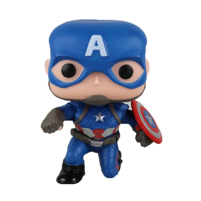 10 см Железный человек Капитан Америка 3 гражданская война Super Heroes фигурки Черная