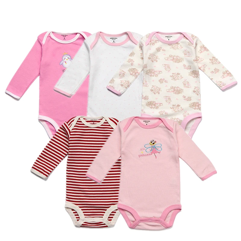 5 шт./упаковка детский хлопковый комбинезон с рисунком | Мать и ребенок