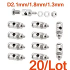 Запасные детали для самолета RC 20 шт., разъемы толкателя, ограничители тяг, 2,1 мм, 1,8 мм, 1,3 мм, для электрических самолетов