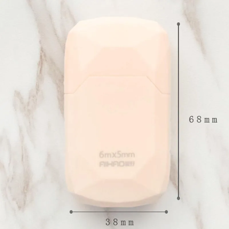 

Creative Simple Macarons Geometric Correction With Cute Solid Color Correction Tape Correction With 6M School Supply Stationery