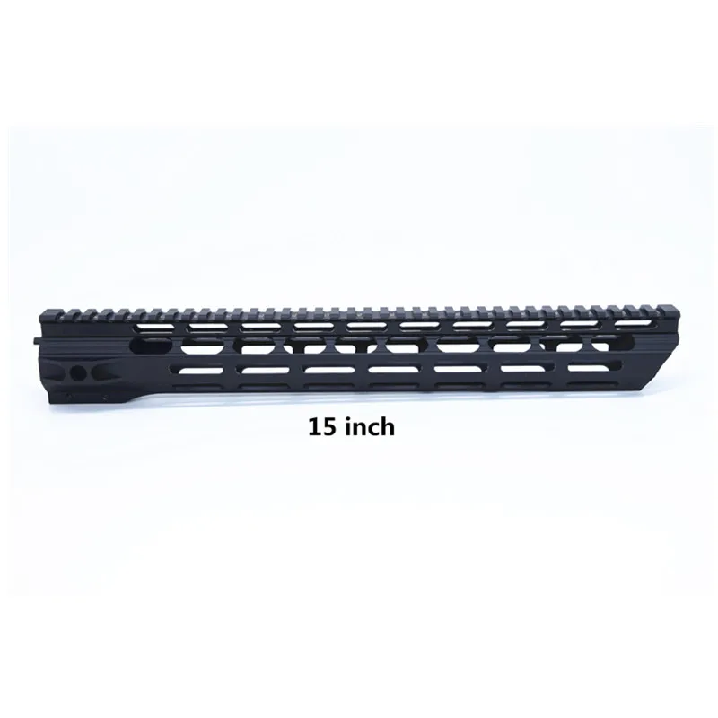 15 inch Mlok поручни Один Рельс бесплатно поплавок AR 15 handguard Quad Rail для AEG M4 M16 AR15 для винтовки MLOK Handguard Охота стрельба - Цвет: 15 inch