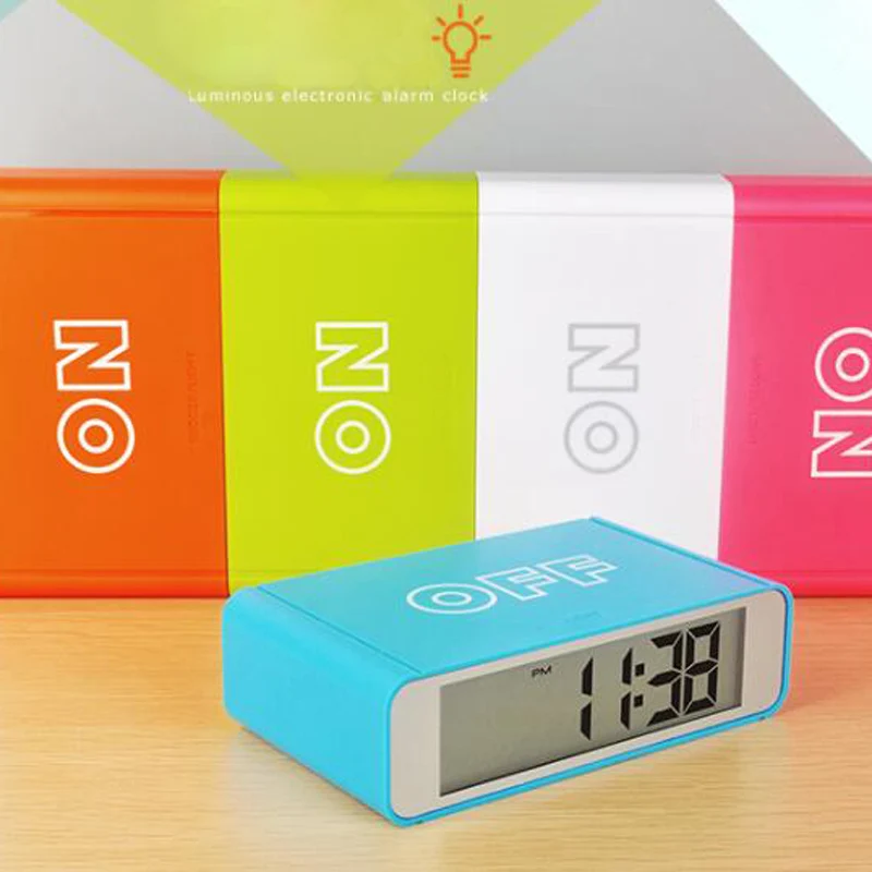 Часы Nixie радио часы прикроватные будильник светодиодный цифровой с сенсором