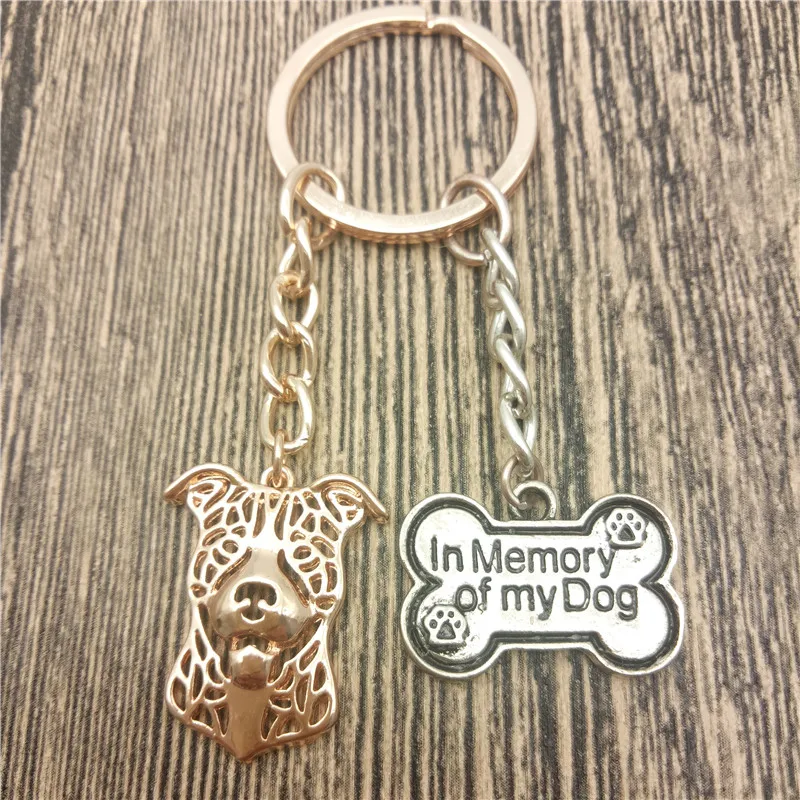 Брелок для ключей Pit Bull, модная собачья бижутерия, американский питбультерьер, автомобильная сумка для ключей, брелок для женщин и мужчин