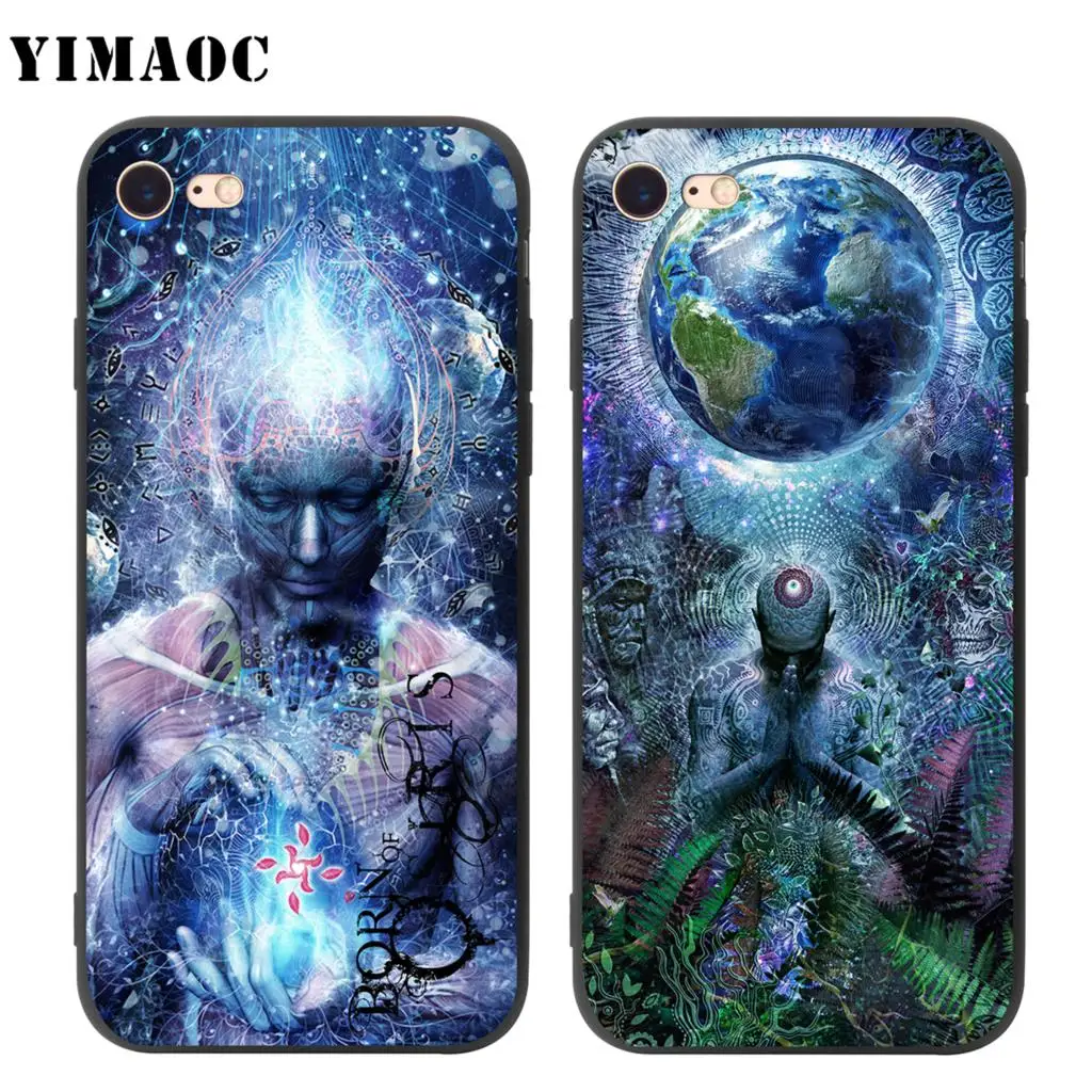 Мягкий чехол YIMAOC Born of Osiris для Apple iPhone SE 2020 5 детской модели 6 6s 7 8 Plus XR X Xs 11 12 Pro Max mini |