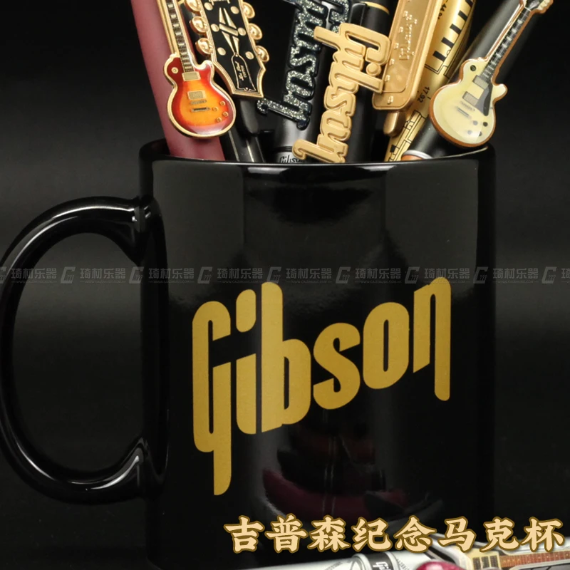 Официальный GibsonGuitars логотип ручка с коллектор чехол лес Поль бабки летающий v
