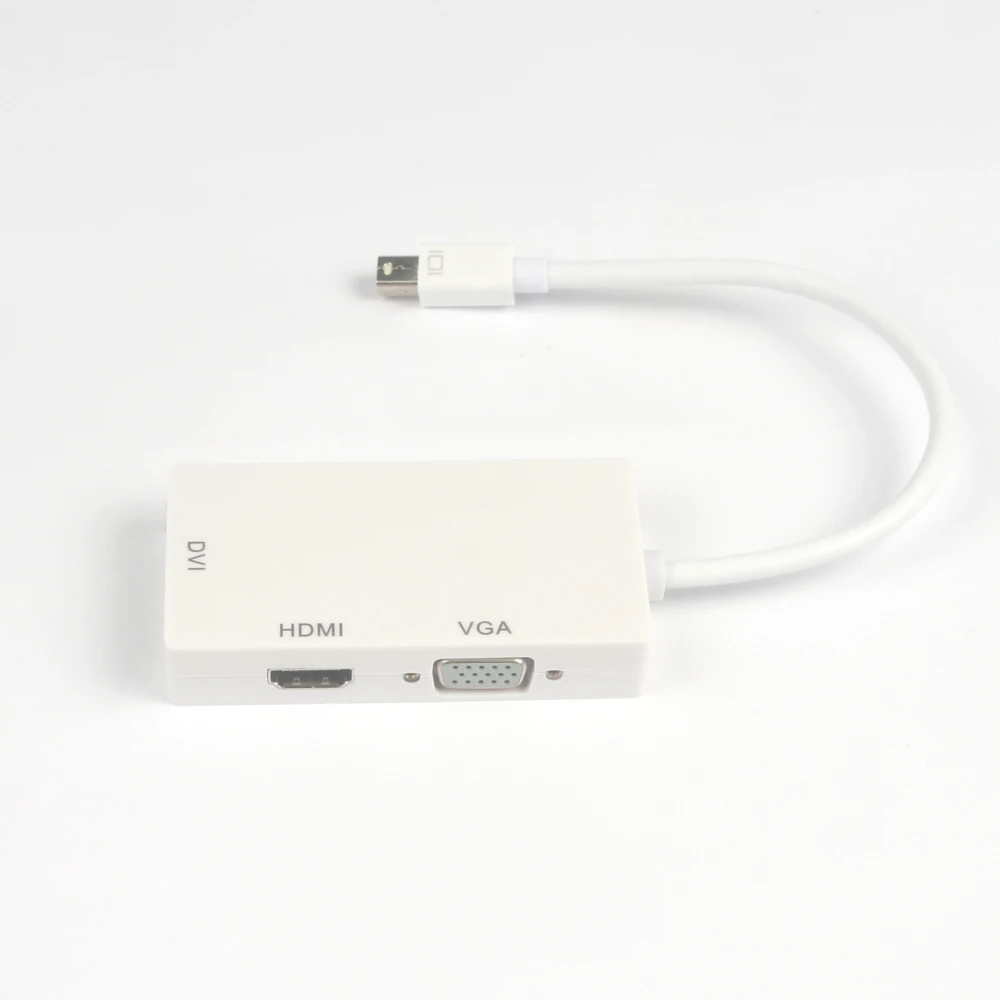 Адаптер MINI DP на HDMI и VGA/DVI 3 в 1|Кабели передачи данных| |