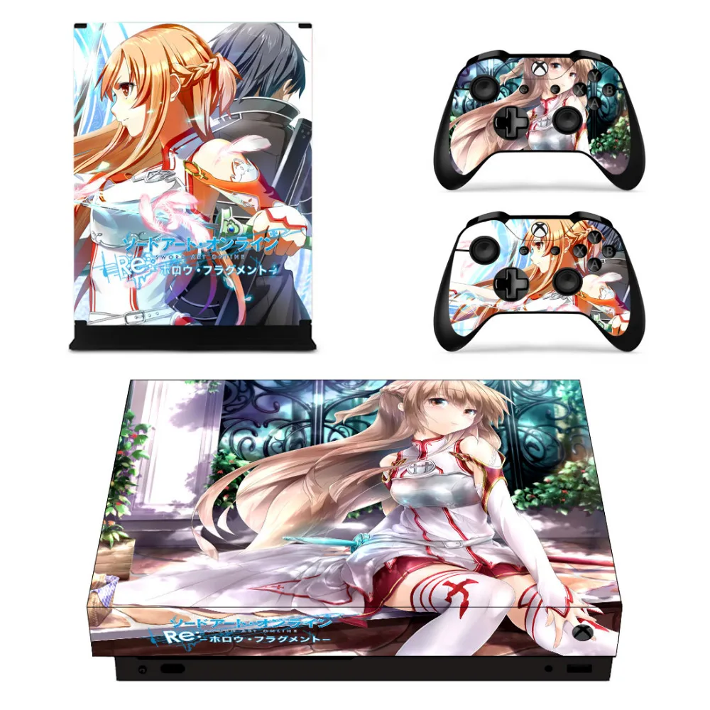 Обувь для вечеринки в Стиле косплей Sword Art Online (SAO) кожи Стикеры наклейка Xbox One X Slim