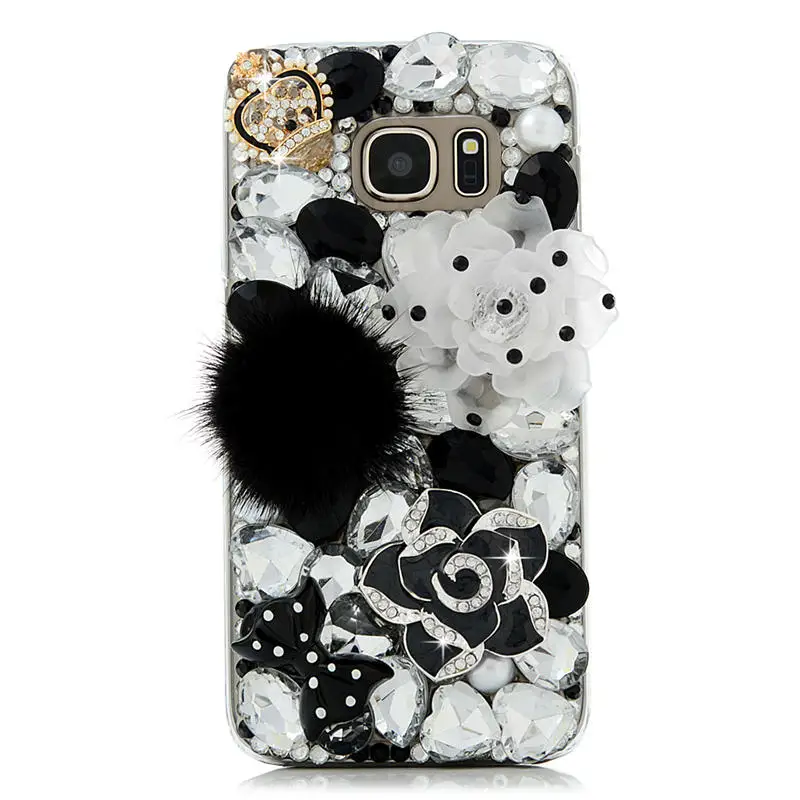 YOKIRIN 3D горный хрусталь чехол для Samsung Galaxy S7 Edge Bling Diamond Crystal жесткий Пластик