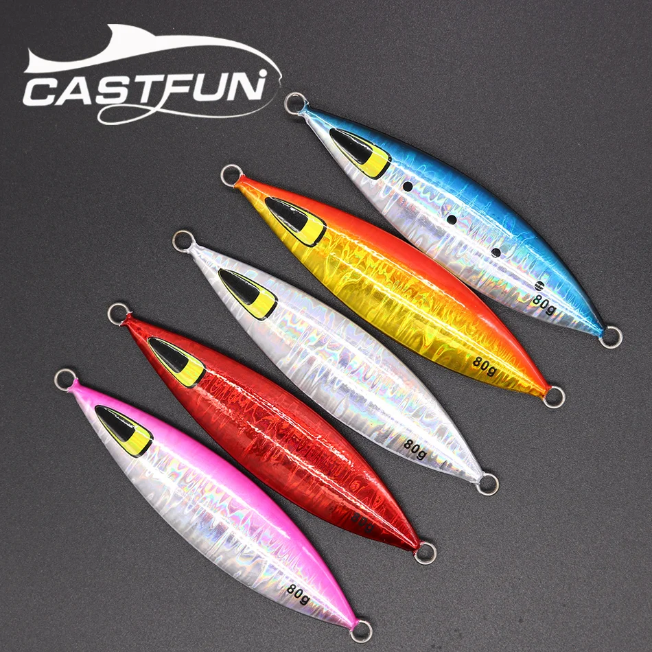 Castfun 1 шт. 20 г 70 мм медленный джиг литье приманка на пляже джиговая блесна