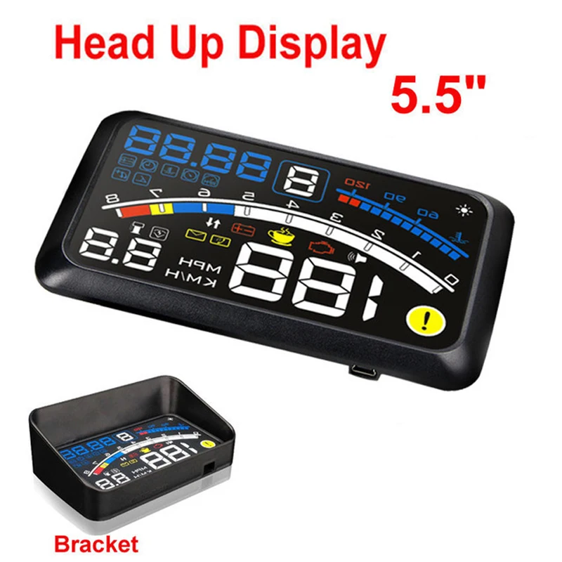 ActiSafety HUD, автомобильный проектор, автомобильный Стайлинг, считыватель скорости, самоадаптивная Автомобильная топливная и т. д., индикация параметров, система сигнализации