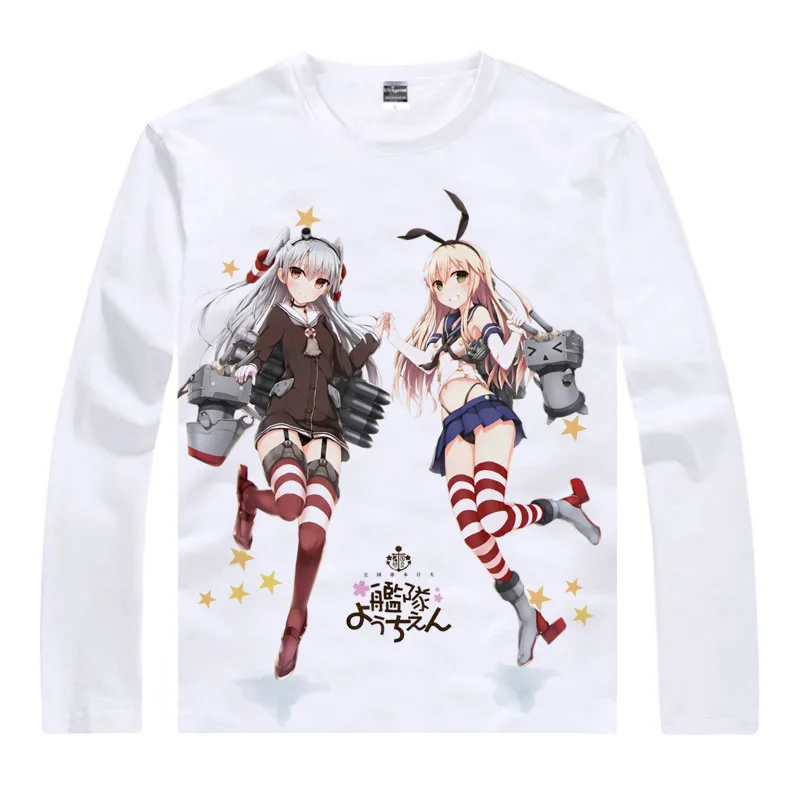 Коллекция Kantai футболки для девушек с кораблем мужская рубашка в стиле хип хоп