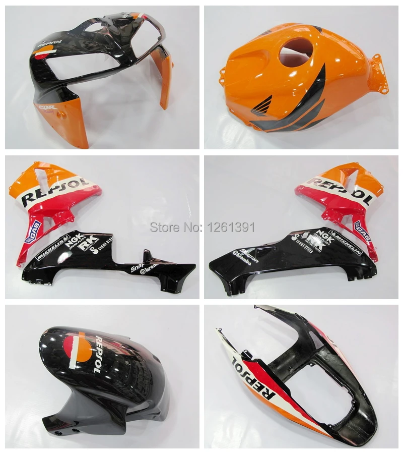 

100%Fit pre_drilled bodywork for CBR600 HONDA CBR600RR 05 06 F5 CBR 600 RR 2005 2006 injection fairings part #473DD